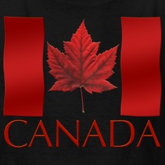 Canada-Flag-Souvenir-Kid-s-T-shirts-Boys---Girls-Canadian-Souvenir-Shirts